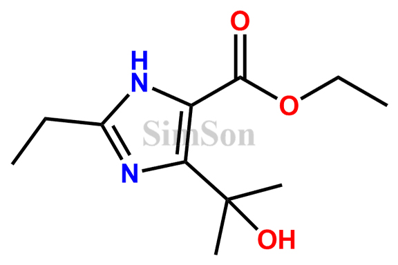 ethyl-2-ethyl-4-(2-hydroxypropan-2-yl)-1H-imidazole-5-carboxylate
