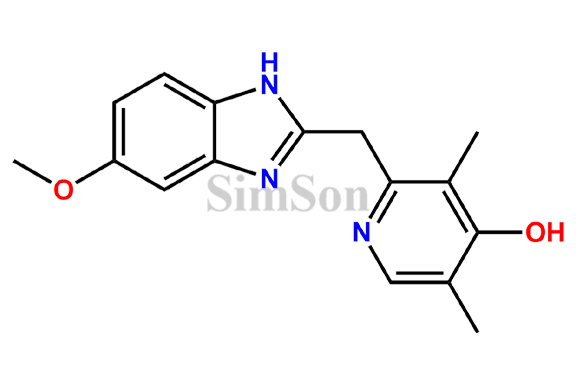 2-((5-Methoxy-1H-benzo[d]imidazol-2-yl)methyl)-3,5-dimethylpyridin-4-ol