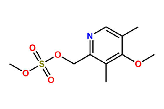 (4-methoxy-3,5-dimethylpyridin-2-yl)methyl methyl Sulphate