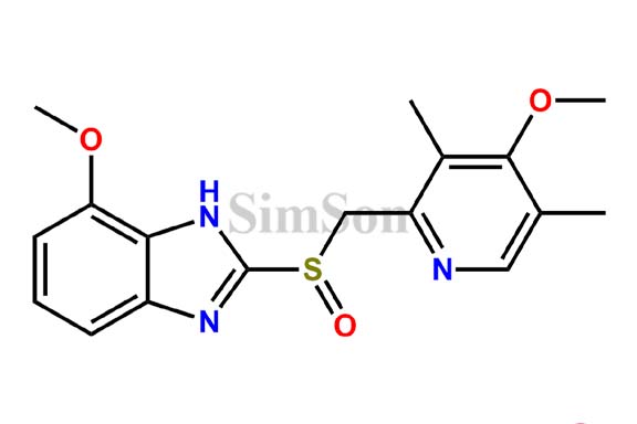 7-methoxy-2-(((4-methoxy-3,5-dimethylpyridin-2-yl)methyl)sulfinyl)-1H-benzo[d]imidazole