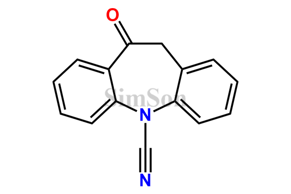 10,11-Dihydro-10-oxo-5H-dibenz(b,f)azepine-5-carbonitrile