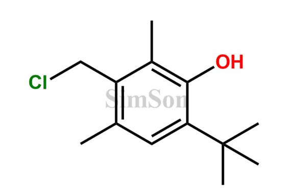 4-tert butyl,2-6-dimethyl-3-hydroxy benzyl chloride