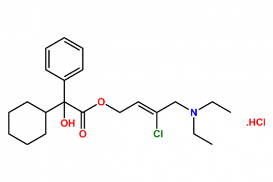 [(Z)-3-chloro-4-( diethylamino )but-2-enyl 2-cyclohexyl-2-hydroxy-2-phenylacetate]hydrochloride