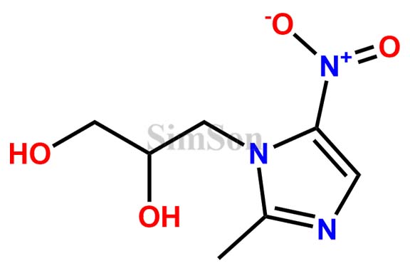 3-(2-methyl-5-nitroimidazole-1-yl)-1,2-propanediol