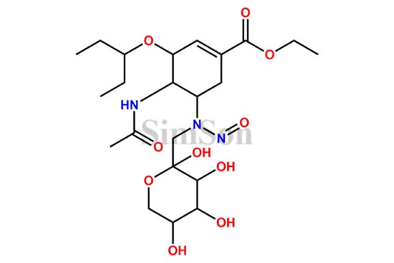 Oseltamivir Glucose Adduct Nitroso Impurity
