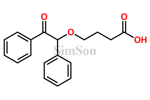 4-(2-Oxo-1,2-diphenylethoxy)butanoic Acid