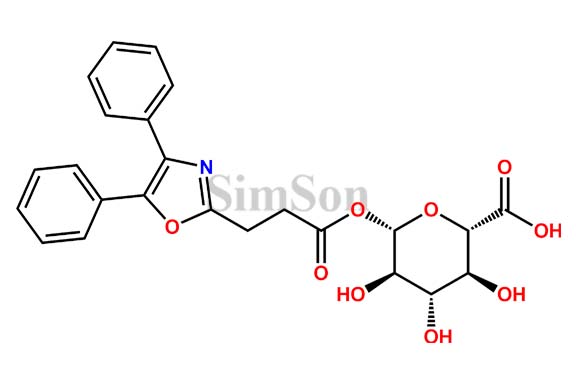 Oxaprozin acyl-beta-D-glucuronide