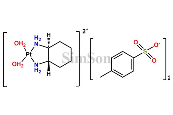 Diaquodiaminocyclohexaneplatinum Tosylate