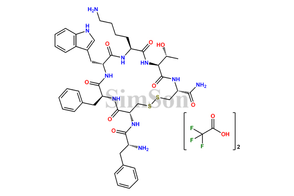 [Des-Thr-ol8]-Cys7-amide-Octreotide Ditrifluoroacetate