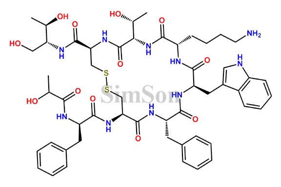Lactyl Adduct of Octreotide (At Phe)