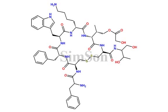 Glycoyl Thr(6) Octreotide