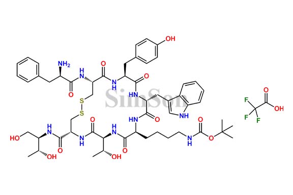 [Tyr3,Lys5(Boc)]Octreotide Acetate Trifluoroacetate