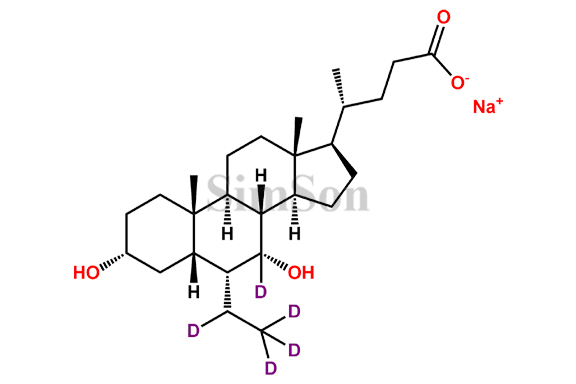 Obeticholic Acid-D5 Sodium Salt