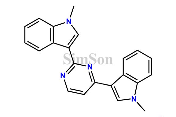 3,3`-(Pyrimidine-2,4-diyl)bis(1-methyl-1H-indole)