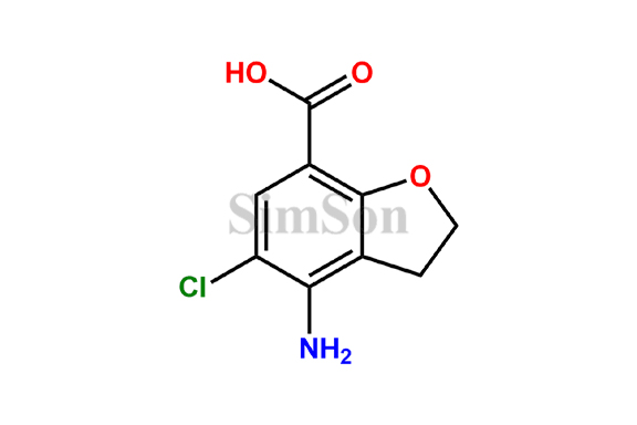 4-Amino-5-chloro-2,3-dihydrobenzofuran-7-carboxylic Acid