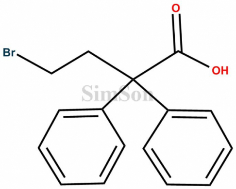 4-Bromo-2,2-diphenylbutyric Acid