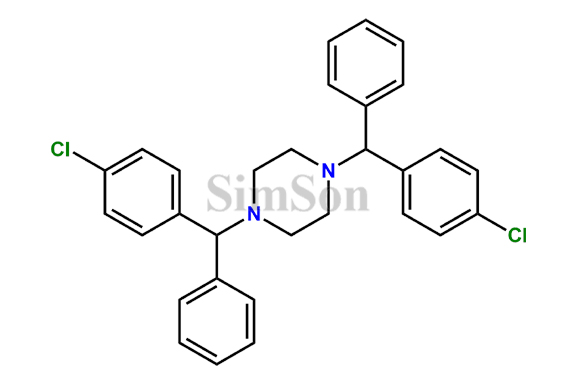1,4-Bis[(4-chlorophenyl)phenylmethyl]piperazine