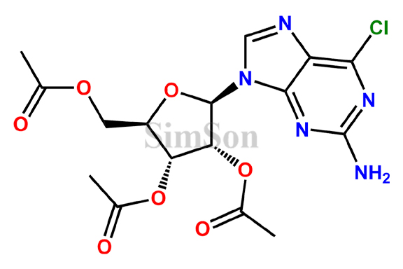 2-Amino-6-chloro-9-(2,3,5-tri-O-acetyl-beta-D-ribofuranosyl)purine