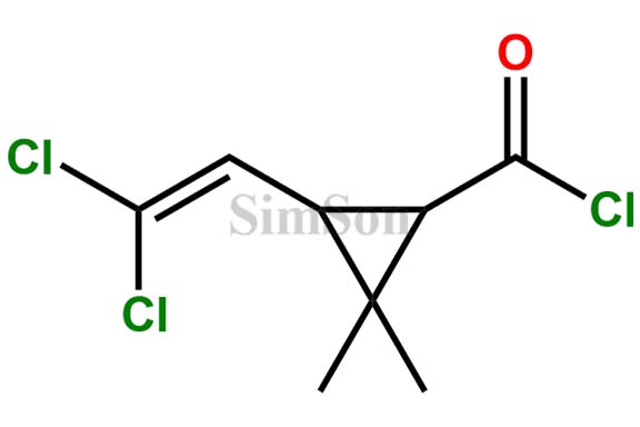 3-(2,2-Dichlorovinyl)-2,2-dimethyl cyclopropane carbonyl Chloride