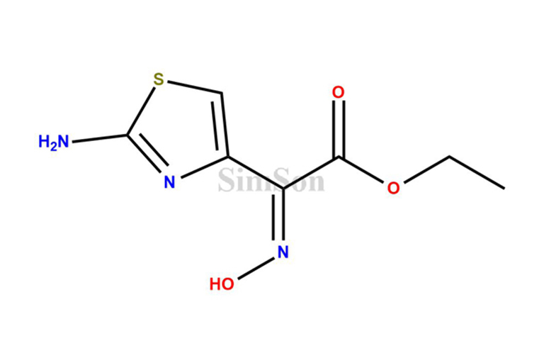 Ethyl Ethyl 2-(2-aminothiazole-4-yl)-2-hydroxyiminoacetate