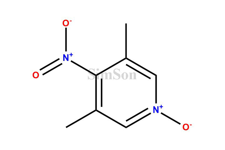 3,5-Dimethyl-4-nitropyridine 1-Oxide