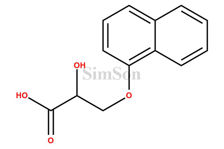 2-hydroxy-3-naphthalen-1-yloxypropanoic acid