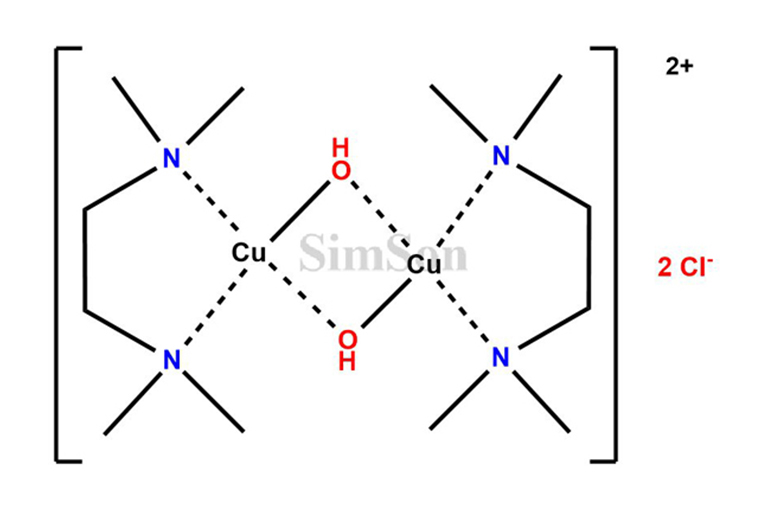 Di-mu-hydroxo-bis[(N,N,N`,N`-tetramethylethylenediamine)copper(II)] Chloride