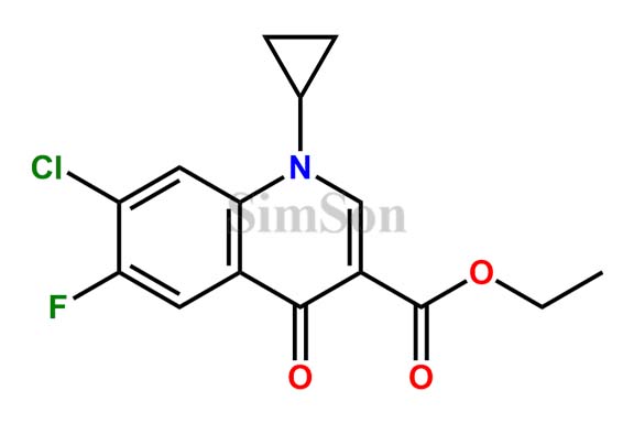 Ethyl 7-chloro-1-cyclopropyl-6-fluoro-4-oxoquinoline-3-carboxylate