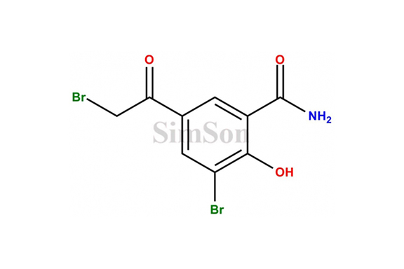 3-bromo-5-(bromoacetyl)salicylamide