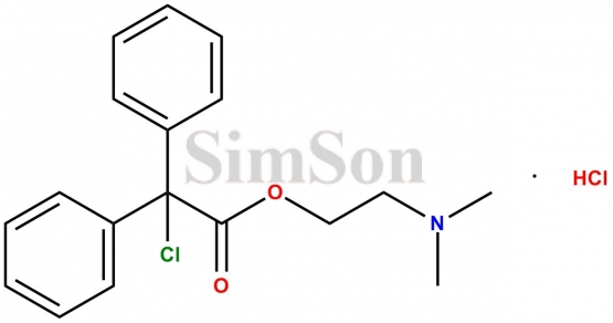 2-(Dimethylamino)ethyl 2-chloro-2,2-diphenylacetate hydrochloride