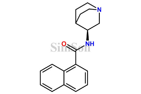 (N-[(S)-1-azabicyclo[2.2.2]oct-3-yl]-1-naphthalene carboxamide)