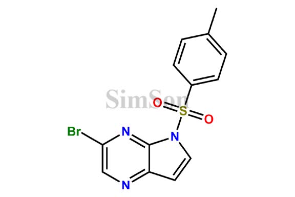 3-Bromo-5-tosyl-5H-pyrrolo(2,3-b)pyrazine