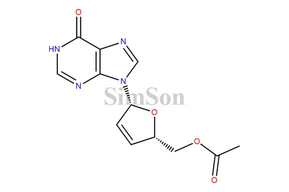 2`,3`-Didehydro-2`,3`-dideoxy-5`-acetate inosine