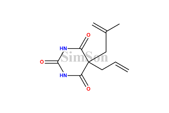 5-Allyl-5-methallyl-barbituric Acid 