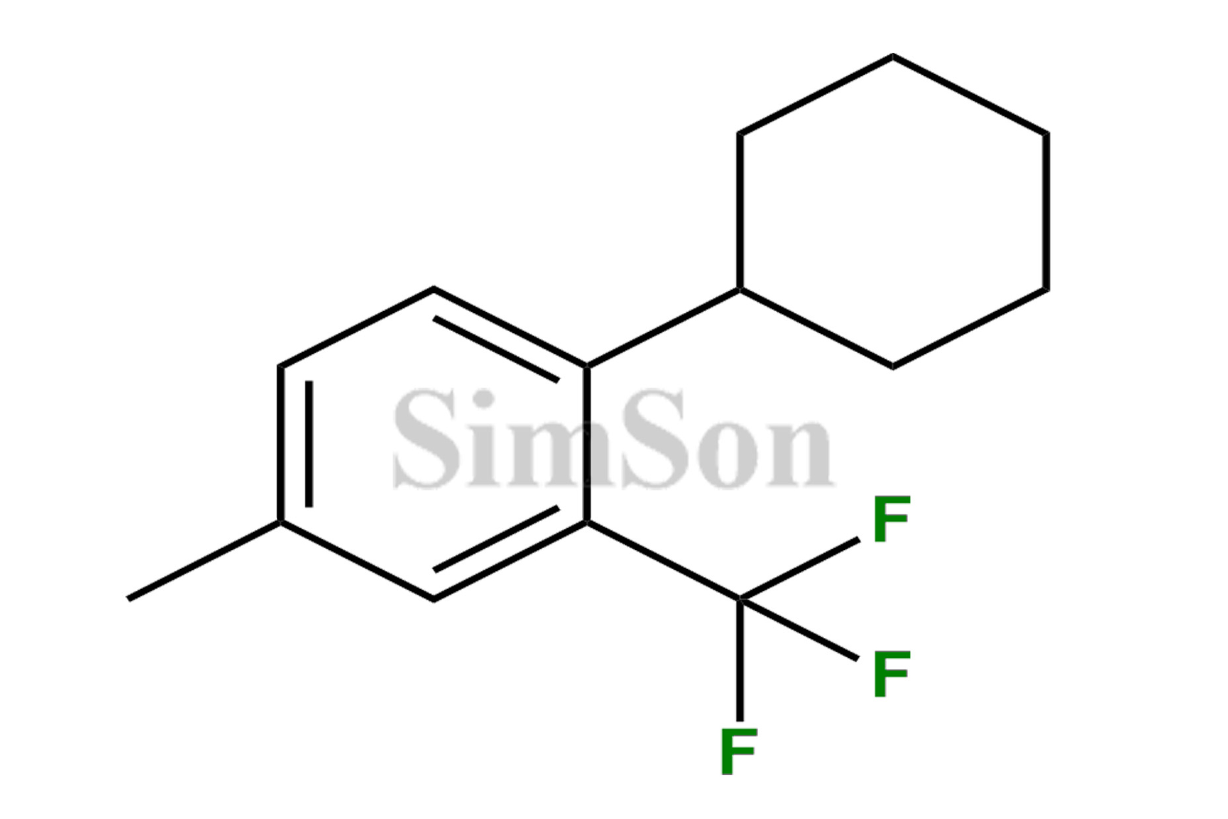 1-Cyclohexyl-4-methyl-2-(trifluoromethyl)benzene