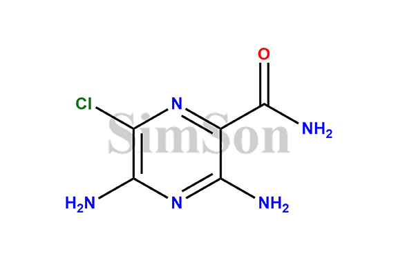 6-Chloro-3,5-diamino-2-pyrazinecarboxamide