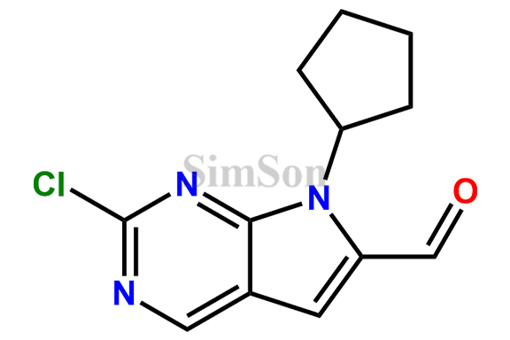 2-chloro-7-cyclopentyl-7H-pyrrolo[2,3-d]pyrimidine-6-carbaldehyde