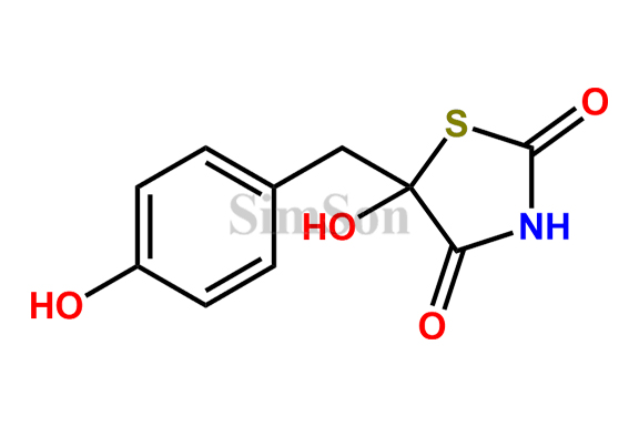 5-Hydroxy-5-[(4-hydroxyphenyl)methyl]-2,4-Thiazolidinedione
