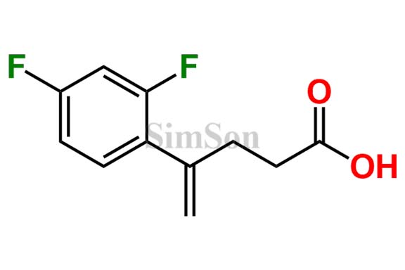 4-(2,4-difluorophenyl)pent-4-enoic acid