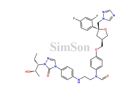Posaconazole Desethylene Monoformyl Impurity