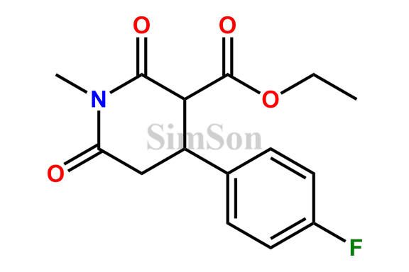 Ethyl-4-(4-fluorophenyl)-1-methyl-2,6-dioxopiperidine-3-carboxylate