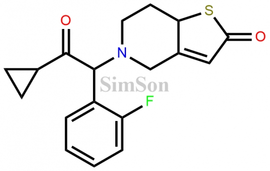 Prasugrel Thiolactone Mixture Of Diastereomers -Desacetyl Hydroxy Prasugrel Impurity