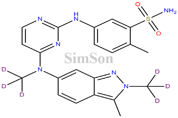 Pazopanib-D6
