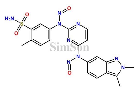 N-Desmethyl N-Dinitroso Pazopanib