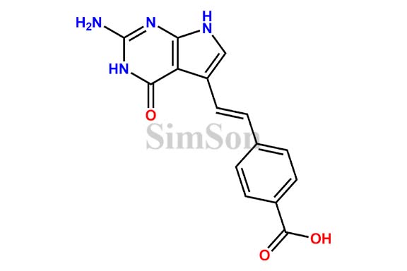 4-[2-(2-Amino-4,7-dihydro-4-oxo-3H-pyrrolo[2,3-d]pyrimidin-5-yl)ethenyl]benzoic acid