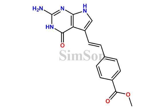 Methyl-4-[2-(2-amino-4,7-dihydro-4-oxo-3H-pyrrolo[2,3-d]pyrimidin-5-yl)ethenyl]benzoate