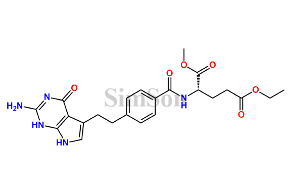 (S)-5-ethyl 1-methyl 2-(4-(2-(2-amino-4-oxo-4,7-dihydro-1H-pyrrolo[2,3-d]pyrimidin-5-yl)ethyl)benzamido)pentanedioate