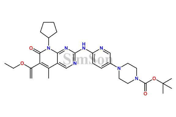 tert-butyl4-(6-((8-cyclopentyl-6-(1-ethoxyvinyl)-5-methyl-7-oxo-7,8-dihydropyrido[2,3-d]pyrimidin-2-yl)amino)pyridin-3-yl)piperazine-1-carboxylate