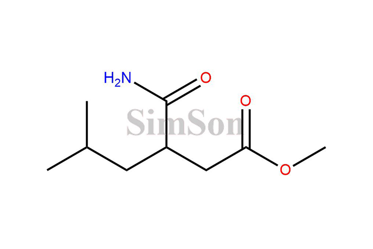 3-carbamoyl-5-methylhexanoic acid methyl ester