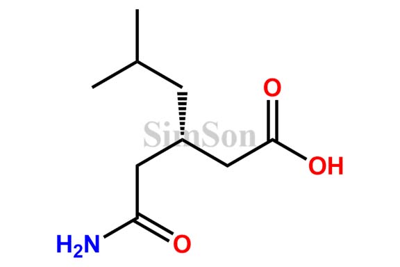 S-(+)-(3-Carbamoyl Methyl)-5-Methyl Hexanoic acid